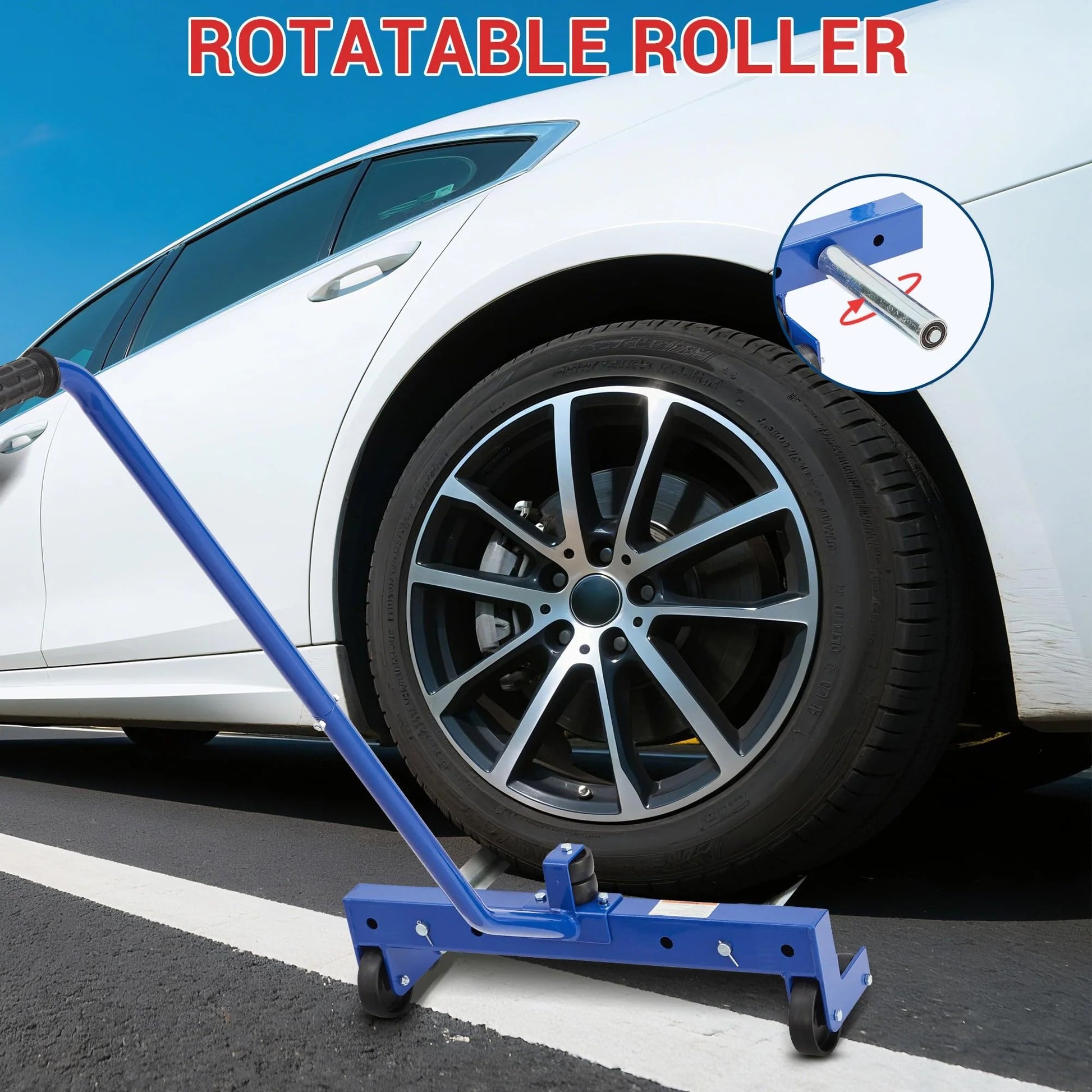 Garvee Heavy Duty Adjustable Tire Wheel Dolly for Workshop, Garage, 485 LBS Capacity, Tire  Moving Tool Dollies for Truck Car Vehicle Tire