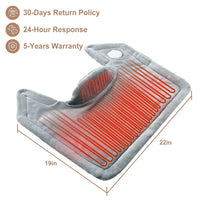 Garvee Heating Pad for Neck and Shoulders - 2.2lb Large Electric Fast Heating Pad for Pain Relief and Deep Pressure Therapy, 22"x19", UL Certified,