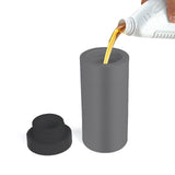 Garvee Silicone Dish Soap Dispenser 240ml Reusable Portable Kitchen Sink Gray Easy to Fill Squeeze Bottle