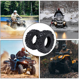 Garvee ATV Tires Set of 2 25x8-12 6PR Tubeless All Terrain Off-Road Tires Durable Black