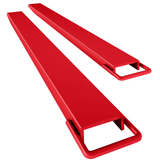 Garvee Forklift Extensions 72 in Length 4.5 in Width Heavy Duty Steel Forklift Attachment Red - Red