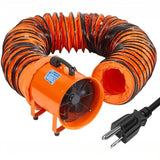 Garvee 12 Inches Utility Blower Exhaust Fan with 32.8 FT Duct, 3500 r/min & 3500 CFM Heavy Duty Blower Fan, High Velocity Low Noise Extraction and Ventilation Fan for Ventilating Workshops, Confined Space