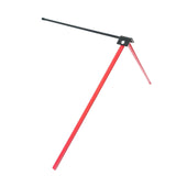 Garvee Professional American Football Tee Support Adjustable Angle Portable High-Quality Steel Rubber Tip Foldable Design Universal Fit Training - Red