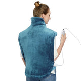 Garvee Heating Pad for Back Pain Relief, Neck and Shoulders Electric Heating Pads Large Size, Weighted Full Body Back Heat Pad with Auto Shut Off, Fast Heating and 4 Heat Settings (Teal, 33"x22")