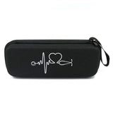 Garvee EVA Hard Shell Stethoscope Case - Shockproof, Scratch-Resistant - Lightweight, Compact, Black - Medical Use