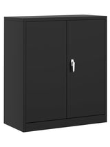 Garvee Steel Storage Cabinet Large Capacity Adjustable Shelves Lockable Doors Office Workshop Compact Powder-Coated - Japanese Regulations
