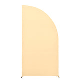 Garvee Half Moon Arch Cover Backdrop Stand Cover Elastic Spandex Dual-Sided for Wedding Birthday Party Engagement Baby Shower Decoration