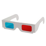 Garvee Global 3D Paper Glasses 10-Pack Red/Blue Anaglyph For Movies & Video Comfortable Fit Lightweight