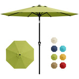 Garvee 10FT Patio Umbrella Apple Green - Outdoor Table Umbrella with Crank Lift, Tilt, UV Protection for Pool, Deck, Yard, Garden - Apple Green