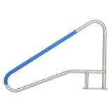 Garvee Pool Handrail Stainless Steel Rustproof Swimming Pool Ladder Handrail 55x32 with Non-Slip Grips Easy Installation - Silver