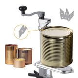 Garvee Manual Table Can Opener, Heavy-Duty Commercial Countertop Can Opener, Featuring Stainless Steel Blade and Plated Steel Base, for Opening Cans Up to 12 Inches In Size