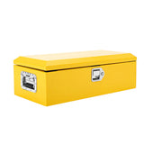 Garvee 48 Inch Steel Truck Bed Tool Box - Diamond Plate Design with Side Handles and Locking Keys, Compact Storage for Pickup Trucks, RVs, and Trailers, Yellow - Yellow