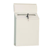 Garvee Mailbox With Key Lock Metal Wall Mount Drop Lock Box For Front Door Office Outdoor Beige - Beige