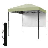 Garvee Folding Shed Compact Storage Durable Steel Frame Weather Resistant Easy Assembly Outdoor Garden Use - Green