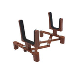Garvee Foldable Violin Stand for Small Violins with Bow Holder, Adjustable, Brown, Portable, Stable Design, 16x5x5 cm, Practice and Performance