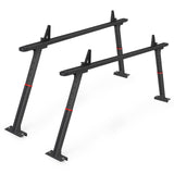 Garvee Truck Rack Adjustable Width 35.4-71in Aluminum Heavy Duty Ladder Rack Black for Pickup Trucks Kayak Surfboard Lumber - Black