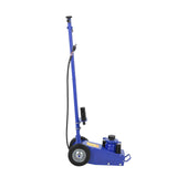 Garvee Air Hydraulic Floor Jack 22-Ton Heavy Duty for Trucks & Tractors, Low Profile 9 Inch, Dual Power, Adjustable Handle, Rubber Wheels