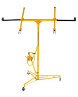 Garvee Drywall Lift Jack 150LB Capacity Adjustable 6.2FT-16FT Height 60° Tilt 360° Rotation Heavy Duty Steel Ceiling Wall Installation