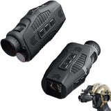 Garvee Night Vision Monocular 2 Pack Portable R11 Infrared Ultralight Digital Night Vision Monoculars Helmet Goggles 5X Zoom 984Ft Black for Camping Wildlife Observation
