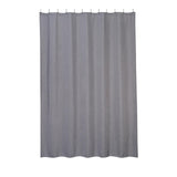 Garvee Luxury Linen-Texture Shower Curtain 240GSM Heavyweight Waterproof Washable with Hooks Modern Gray 72x72 USA - Dunkelgrau