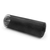 Garvee Car Front Bumper Grill Mesh 6x12mm Diamond Pattern Aluminum Alloy Universal Fit Black for Engine & Radiator Protection