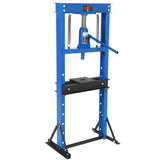 Garvee 12 Ton Hydraulic Press Heavy-Duty Adjustable H-Frame Garage Floor Shop Press for Automotive Repair Metal Straightening 31.5" Black