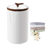 Garvee 20L Towel Warmer with Timer Function, Temperature Adjustable, Auto Shut Off for Bathroom, Compact ABS Material, White