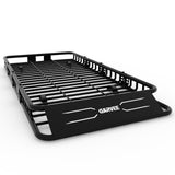 Garvee 84" x 39" x 6" Universal Roof Rack Basket, Heavy Duty Cargo Carrier for SUVs, Trucks, Vehicles, Black - Rack