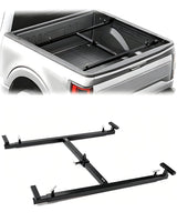 Garvee Truck Bed Lifter - 800 lbs Capacity, Adjustable 43"-79" Universal Box Lift for Pickup Trucks, Heavy-Duty Design, Black - Black