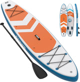 Garvee Inflatable Stand Up Paddle Board With Premium Accessories For Youth & Adults, 10.6 ft, Orange - Orange