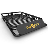 Garvee 64" x 39" x 6" Universal Roof Rack Carrier Basket, Heavy Duty Car Cargo Rack for SUVs and Trucks, Black, 200 Lbs Capacity - Rack