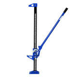 Garvee 48 in Farm Jack 3 T Capacity Ratcheting Off Road Utility Heavy-Duty F-arm J-ack for Tractor Truck SUV Lift Height 5.12-41.14 in - Blue