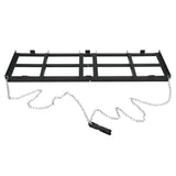 Garvee Drag Harrow Driveway Grader, Heavy Duty Power Rake, Driveway Drag for Gravel W/ 6 FT Chain, Tow Behind Lawn Rake for ATV, UTV, Tractor, Mower, Land Leveler for Gravel, Sand, Soil, Hay, 6 FT - Black