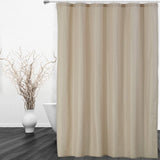 Garvee Hotel Quality 100% Waterproof Fabric Shower Curtain Liner For Bathroom 72x72 Inches Tan - Tan