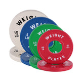 Garvee Rubber Olympic Bumper Weights Plates Set, 2'' Barbell Plates, Color-Coded, Strength Training, Multi-Size, Multi-Color - Multicolor 17.5 Lb Set