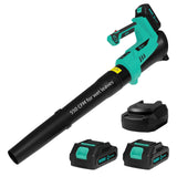 Garvee Leaf Blower Cordless 20V Electric With 2 * 2.0Ah Batteries And Charger, 6 Speed Modes, Lightweight For Lawn Care Patio Dust Blowing Leaves - Blue