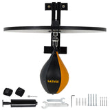Garvee Hardwood Speed Bag Platform Kit Adjustable Mount 360 Degree Swivel Boxing Training Home Gym Bamboo