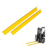 Garvee 96" Forklift Extensions Heavy Duty Pallet Fork Extensions for 5 Inch Forks 4600LBS Capacity 5.5 Inch Width