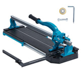 Garvee 24in Manual Tile Cutter With Tungsten Carbide Wheel For Construction, Precision Cutting, Infrared Accuracy, Anti-Skid Feet, Aluminum Alloy Frame, Black - 