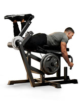 Garvee Leg Extension And Curl Machine Adjustable 630LBS For Home Gym Leg Workout Equipment Black - Black