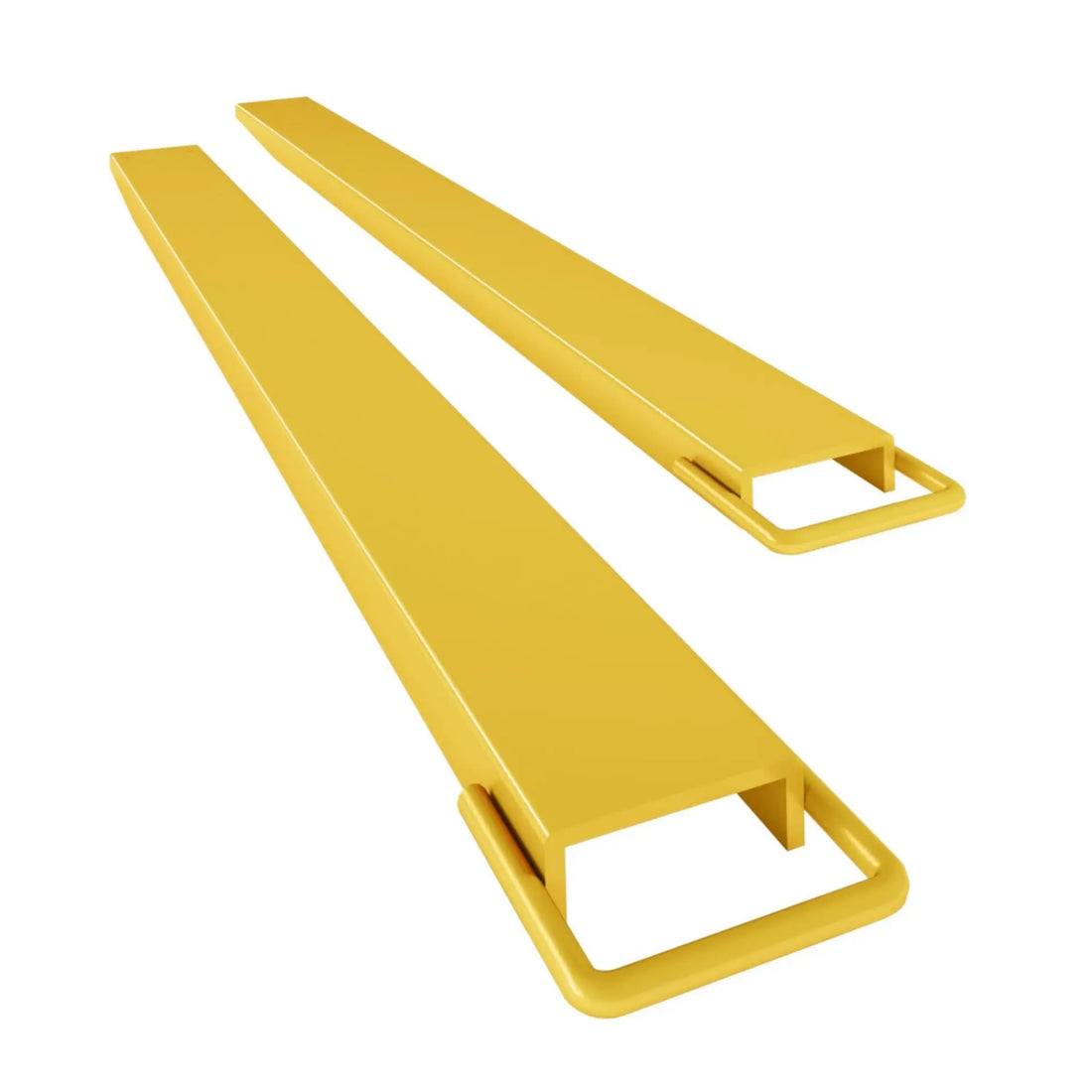 Garvee Forklift Extensions 84 in for 4.5 in Width Forklift Truck, Heavy Duty Steel, Yellow Powder Coating, Industrial & Farming Use, 4600LBS