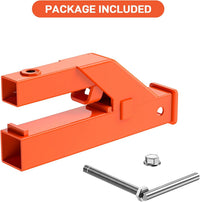Garvee 2 Inch Clamp-On Trailer Hitch Receiver for Tractor Bucket Adapter
