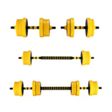 Garvee All-in-One Adjustable Dumbbell Set 33/44 Lbs for Home Gym, Barbell & Kettlebell, Compact Space-Saving Design