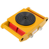Garvee Industrial Machinery Dolly Heavy Duty Carbon Steel 6T Load Capacity 360° Rotation PU Wheels for Workshops Warehouses