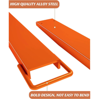 Garvee Pallet Forklift Extensions 84" Length 4.5" Width, Heavy Duty Steel Pallet Fork Extension, 1 Pair Fork Extensions for Forklifts, Orange
