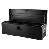 Garvee Truck Bed Tool Box Heavy Duty Steel Toolbox with Hydraulic-Assisted Lid Universal Mount for Pickup Truck Bed RV Trailer Durable Black - Black