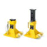 Garvee 22 Ton Jack Stands Heavy Duty Pin Type Car Jack Stand with Lock for Trucks Trailers Equipment Adjustable Height 13.8-19.7 Inches Yellow 1 Pair - Yellow