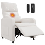 Garvee Power Recliner Chair With Massage And Heat, Adjustable Electric Recliner For Home Theater, Tall Back, Padded Seat, Black