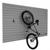 Garvee PVC Slat Wall Paneling 4x8 ft, Heavy-Duty Garage Storage System, Waterproof White, Max 300 Lbs Load Capacity - Grey