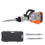 Garvee Electric Demolition Jack Hammer 1700W Concrete Breaker 60J Impact Energy 360° Anti-Vibration Handle Black